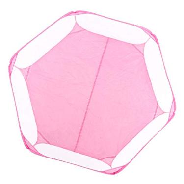 Imagem de aqxreight Cercadinho Portátil para Animais de Estimação Pequenos Tenda Transparente para Filhotes de Cachorro para Gatos Ao Ar LivrePreto Transparente Permite Malha e para Cercadinho para Pequenos
