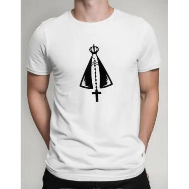 Imagem de Camiseta Camisa Adulto Feminina Masculina Algodão Nossa Senhora Aparec