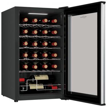 Imagem de Koolatron Wine Fridge Wine Cooler, 24 Garrafas para Champanhe, Vinho Branco e Tinto, Adega Dual Zone Autônoma para Bar, Casa, Cozinha