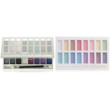 Imagem de Paletas de sombras L.A. COLORS Smokin' & Haute 16 Colors