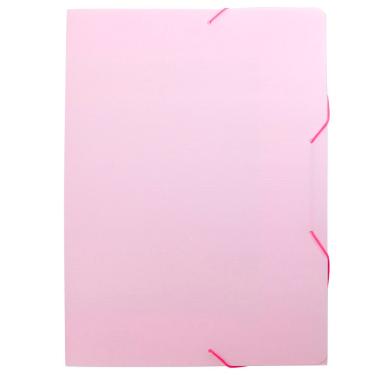 Imagem de Pasta Aba Elástico Dello Serena sem Lombo Rosa 33,5x23,5cm