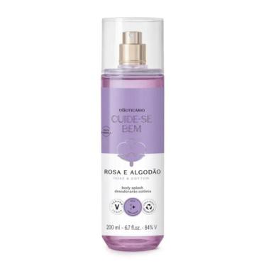 Imagem de Body Splash Desodorante Colônia Cuide-Se Bem Rosa E Algodão - O Botica