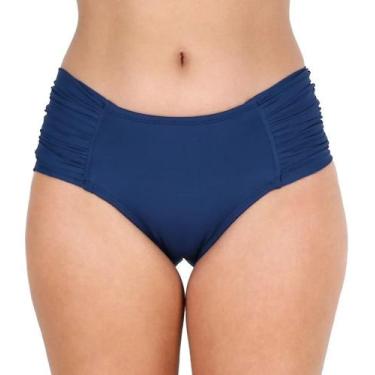 Imagem de Calcinha De Biquíni Cintura Alta Borboleta Lateral Larga - Lar e Mar