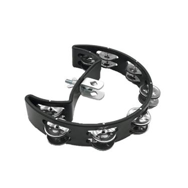 Imagem de Pandeirola Meia Lua Liverpool C/ Clamp Preto - AC2990