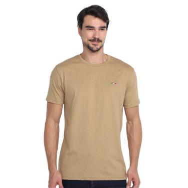 Imagem de Camiseta Masculina Básica Vih Triny com Bordado Algodão Premium Itália-Masculino
