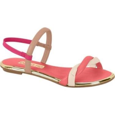 Imagem de Sandalia Feminina Beira Rio Rasteira Baixa Tiras Confortável-Feminino