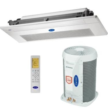 Imagem de Ar Condicionado Split Cassete Carrier 1 Via 24000 BTUs Quente e Frio Inverter 220V Monofásico 38TVQD24515MC