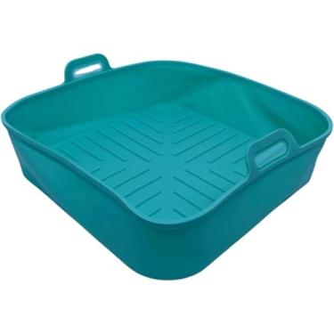 Imagem de Forma de Silicone para Air Fryer Praticidade e Zero Sujeira, Cores Aleatórias