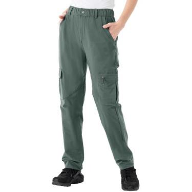 Imagem de Calças de caminhada femininas Rdruko, leves, impermeáveis, cinza, ferr