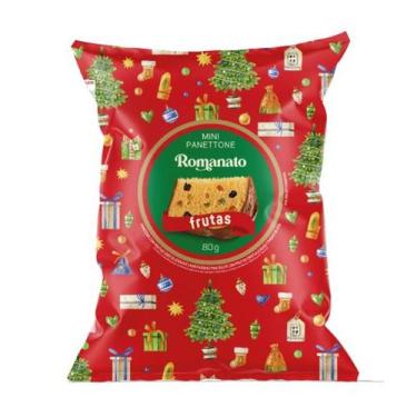 Imagem de Caixa Fechada  24 Unidades Mini Panettone (80g) - Romanato, Frutas Cri