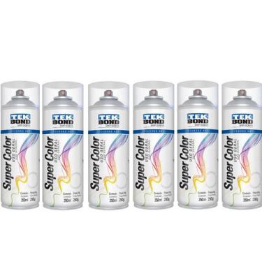 Imagem de Kit 6 tintas Spray Verniz 350ml - Tekbond