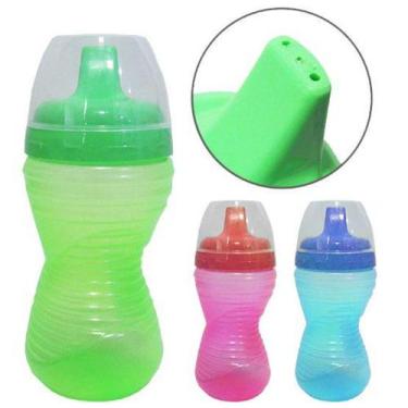 Imagem de Copo baby com tampa e bico de plastico infantil chuquinha 325ml - PLAS