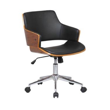 Imagem de Cadeira Office Débora PU Preto Rivatti Móveis Preto