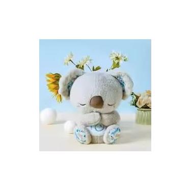 Imagem de Naninha Respira Soninho, Pelúcia que Respira com Som Relaxante para Sono Tranquilo | Pelúcia Calmante com Luzes (Coala)