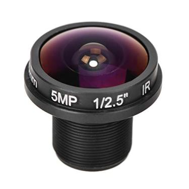 Imagem de Lente olho de peixe, lente grande angular de 1,8 mm 180°, câmera grande angular HD 5Mp Fisheye View CCTV para câmeras CCTV, lente corrigida de 4,4 mm