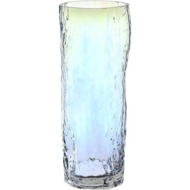 Imagem de Vaso Decorativo Enfeite Casa Tronco Home&co Vidro 25x10x10cm Transparente