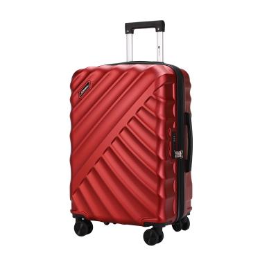 Imagem de Mala Travelux Pilatus Média 23 Kg Vinho - Expansível e Cadeado TSA