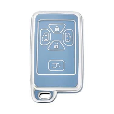 Imagem de Para Toyota Camry Avalon Avalon Corolla Yaris Noah Tarago Mark Estima controle remoto inteligente 3 5 botões TPU capa protetora para chave de carro