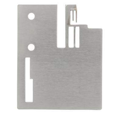 Imagem de Placa de agulha para máquina de costura profissional q235, placa de agulha de substituição durável de aço para admirar 1000 viking âmbar s 100 s250s
