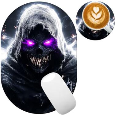 Imagem de TOEMZTFT Mouse pad pequeno, portátil, fundo de borracha antiderrapante à prova d'água, adequado para mouse sem fio, bandeja de teclado para laptop para homens e mulheres, viagem de escritório 18 x 27