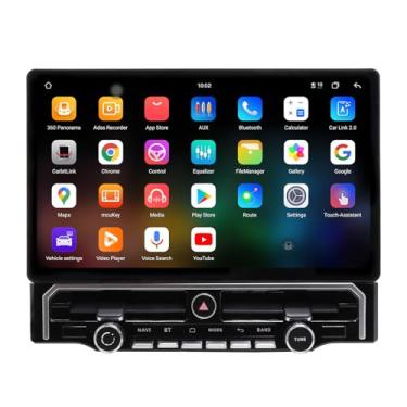Imagem de Rádio estéreo de carro 8+256 para Toyota 4Runner 2010-2023-15,6 polegadas Android Navegação GPS IPS compatível com Carplay sem fio e Android Auto WiFi DSP 4G Áudio Multimedia Player unidade de cabeça