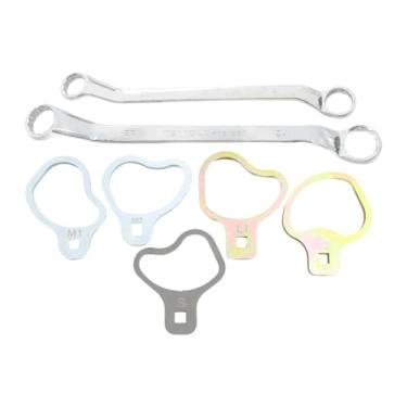 Imagem de Ysyqkn Kit Robusto de Ajuste de Cambagem E Caster com Chave (código 41620) para Ajustes Práticos Dos Braços de Controle. Acessório para Alinhamento de Cambag