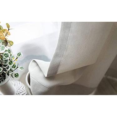 Imagem de Cortina de isolamento térmico, blackout antiruído, apertada, confortável, confortável, respirável, cortina leve adequada para sala de estar e varanda - 1 peça, D, 250 x 270 cm (98 x 106 polegadas)