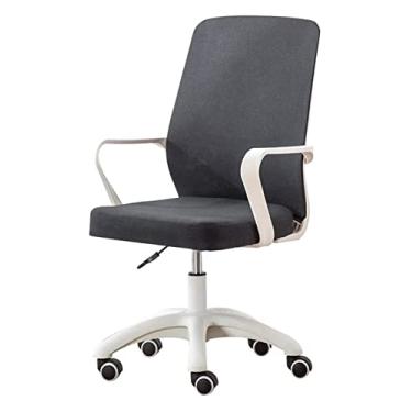 Imagem de Cadeira de escritório cadeira de encosto cadeira de computador elevador cadeira giratória pessoal cadeira executiva encosto ergonômico cadeira de jogo cadeira de trabalho (cor: cinza) necessário