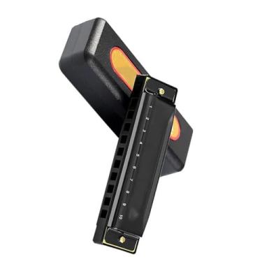 Imagem de Gaita profissional toca 10 furos C diatônica blues harmônica harpa instrumento musical profissional