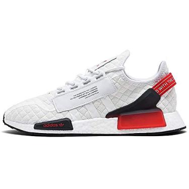 Imagem de adidas Tênis masculino casual acolchoado NMD R1 V2 Fz4636, branco/preto, 13