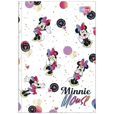 Imagem de Caderno Brochura Capa Dura 1/4 Pequeno Minnie 80 Folhas Tilibra Estampa 2
