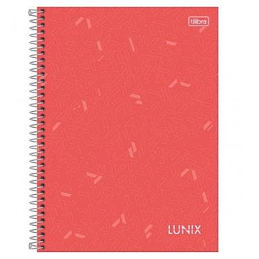 Imagem de Caderno Universitário Capa Dura A4 1 Matéria 80 Folhas Lunix Tilibra Vermelho