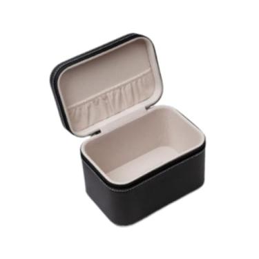 Imagem de APLVFFZH Caixa Organizadora de Joias, Expositor para Colares E Pulseiras, Suporte para Guardar Pulseiras em Cômodas E Lojas, Preto