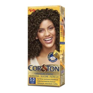 Imagem de Tintura Creme Cor & Ton Castanho Claro 5.0 - Cor e Ton
