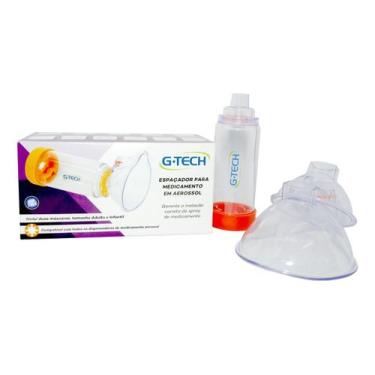 Imagem de Espaçador P/ Medicamento Aerosol Bombinha Adulto E Infantil - G-Tech