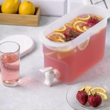 Imagem de Suqueira 3 Litros Hermética com Torneira Dispenser de Bebida