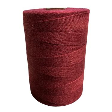 Imagem de Fio de tecelagem 100% algodão não mercerizado 8/4 | Feito nos EUA | 820 jardas | Peso total de 227 g | Escolha as cores rosas/roxos/vermelhos/laranjas (Merlot 8/4)