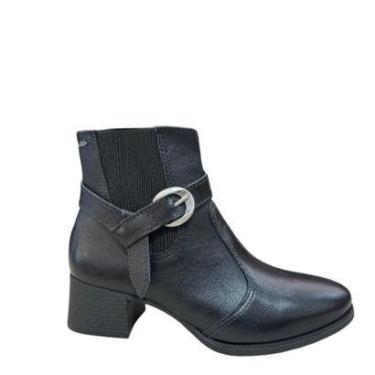 Imagem de Bota Dakota De Cano Curto Em Couro Feminina Da962 Tamanho:35;Cor:;Gênero:Feminino-Feminino