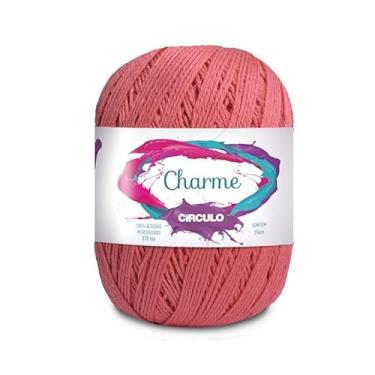 Imagem de Fio Linha Charme 396m e 150g Ideal p/Crochê e Tricô Marca Círculo (3048 - FLAMINGO)