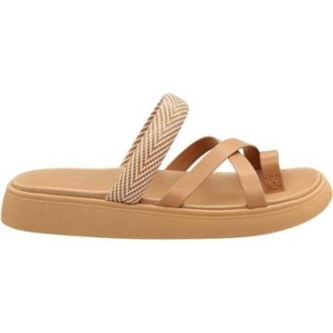 Imagem de Tamanco Papete Moleca Tira Tresse Tiras Cruzadas Feminino-Feminino