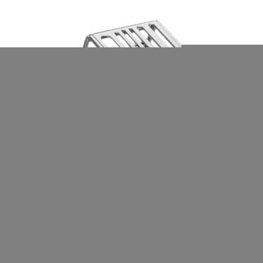 Imagem de Bothyi Organizador de facas com e compartimento para tesoura, moderno e em aço inoxidável, ideal para cozinhas balcões de restaurantes, Cinza