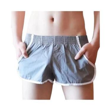 Imagem de Shorts De Corrida Masculinos Respiráveis Com Bolso, Boxers De Algodão 