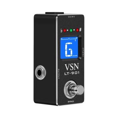 Imagem de Pedal Afinador De Guitarra Cromático Rápido E Preciso Com Indicador De