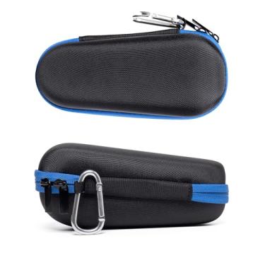 Imagem de Nincha Estojo de barbear elétrico para barbeadores Braun séries 3, 5, 7, 9, estojo de viagem de EVA rígido com armazenamento de carregador, estojo de transporte protetor para barbeador com mosquetão