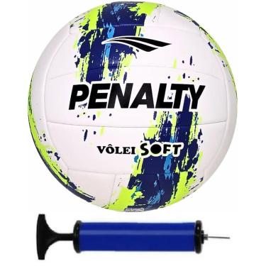 Imagem de Bola Vôlei Penalty Soft X + Bomba de Ar-Unissex