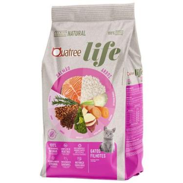 Imagem de Ração Quatree Life para Gatos Filhotes Salmão e Arroz 10.1kg - GRANVIT