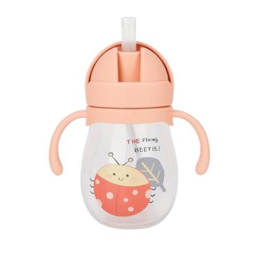 Imagem de Garrafa Squeeze Copo Infantil Antivazamento com Alças Ergonômicas Treinamento para Criança Baby Bebê 350ML