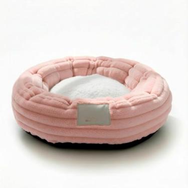 Imagem de Cama Para Cachorro e Gato Pequeno Ninho Nuvem Caminha Pet Luxo Confortável 50cm(Rose)