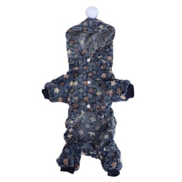 Imagem de Cuyuna outono inverno roupas para animais de estimação macacão pijama quente roupas para cães gatos pequenos animais (M)