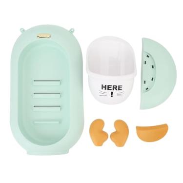 Imagem de SIWOTED Criança Menino Mictório Montável na Parede Bacia Removível de Grande Capacidade Crianças Treinamento Mictório (Verde)